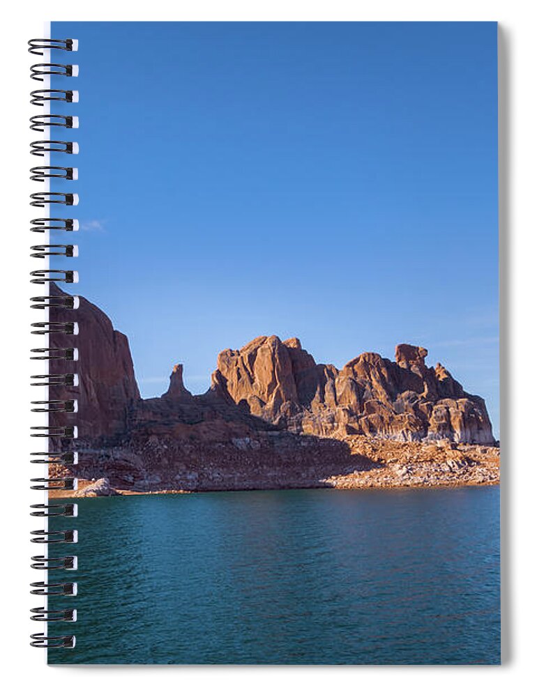 Camel Butte On Lake Powell Spiral Notebook featuring the photograph Camel Butte on Lake Powell by Debra Martz