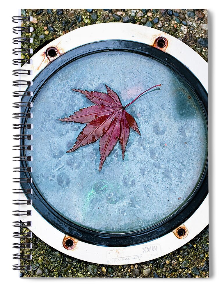 Hole Spiral Notebook featuring the photograph Canadiana by All Photos Copyrighted By Siong Heng Chan
