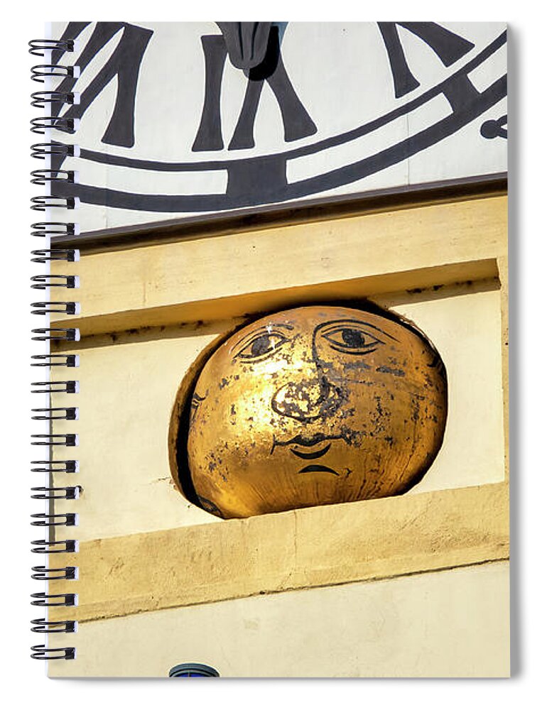 Bratislava Spiral Notebook featuring the photograph Cannonball by Fabrizio Troiani