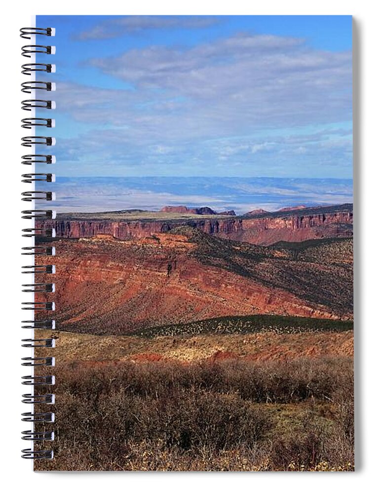  Canyons Of Utah Spiral Notebook featuring the photograph Canyons of Utah by Marcia Lee Jones