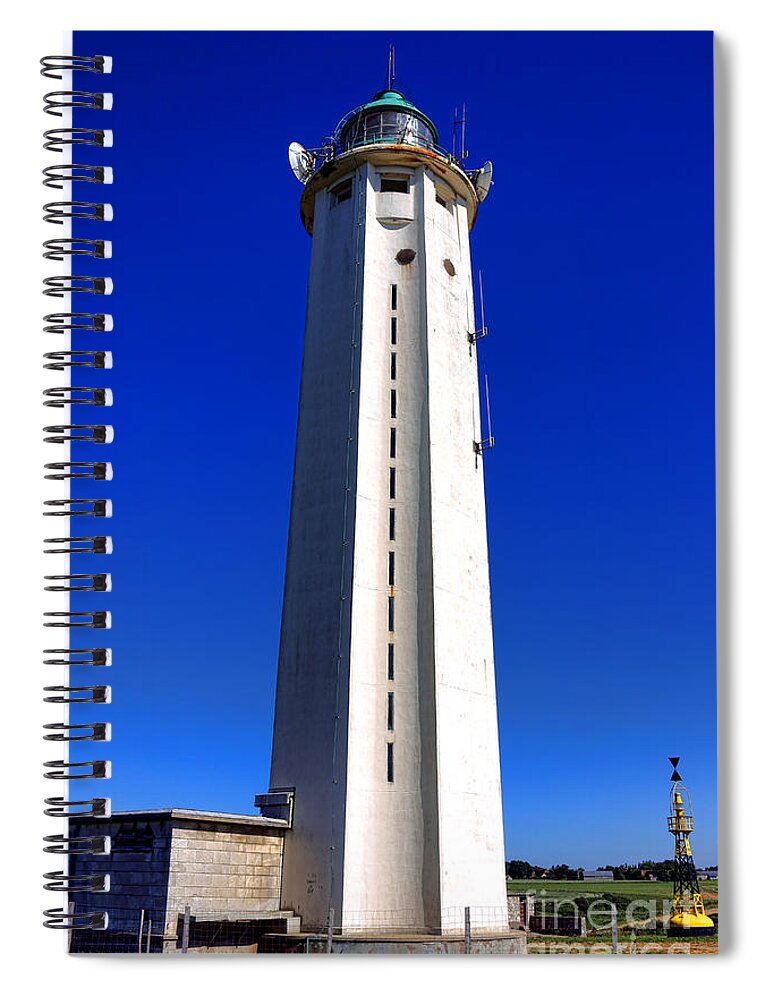 Phare Spiral Notebook featuring the photograph Cap Antipher Lighthouse by Olivier Le Queinec