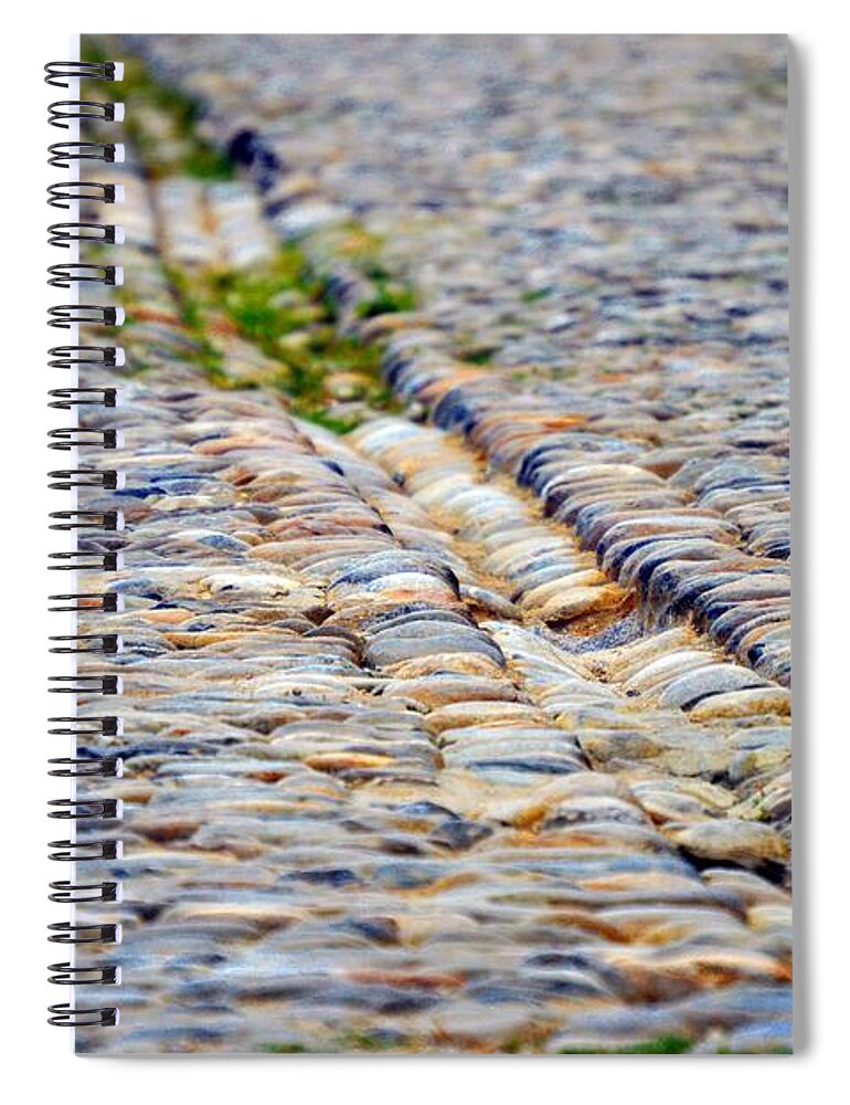 Carcasonne Town Spiral Notebook featuring the photograph Carcasonne Street by Thomas Schroeder