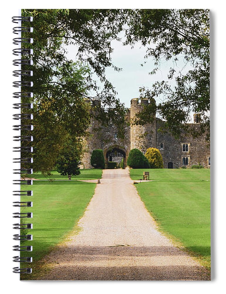 Amberley Spiral Notebook featuring the photograph Castle life at Amberley by Abigail Diane Photography