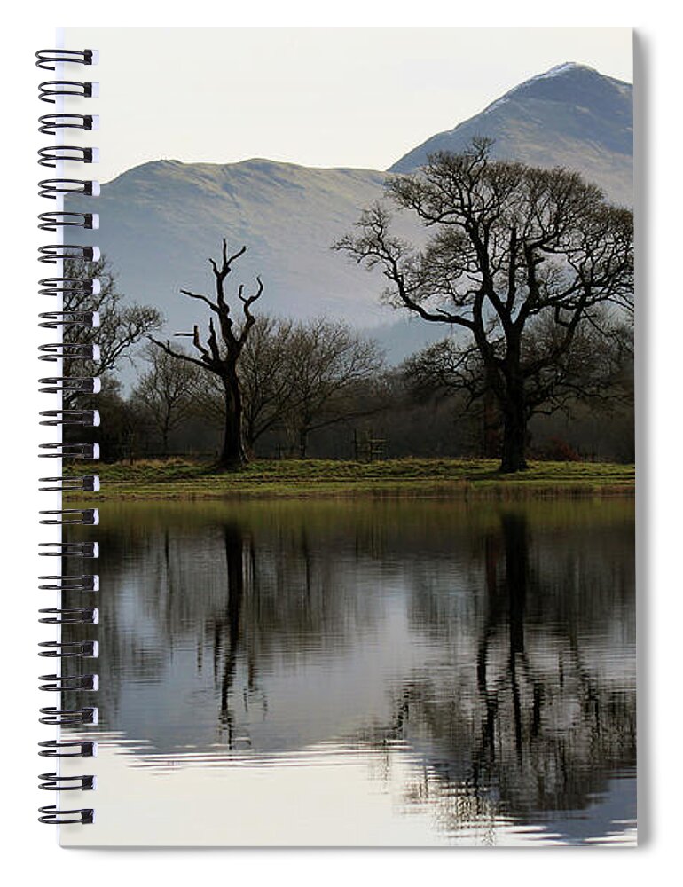 Scenics Spiral Notebook featuring the photograph Catbells From Bassenthwaite Lake by Photography By Linda Lyon