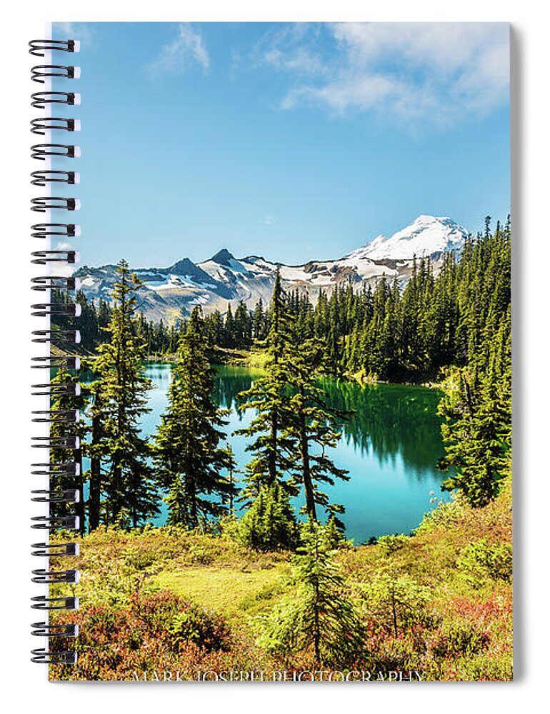 Landscape Spiral Notebook featuring the photograph Chain Lake at Mt. Baker by Mark Joseph