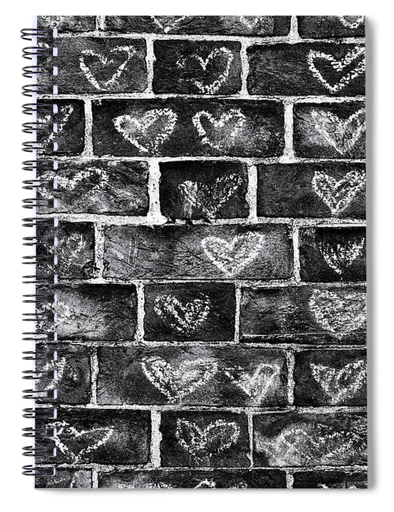 Chalk Spiral Notebook featuring the photograph Change of Heart by Tim Gainey