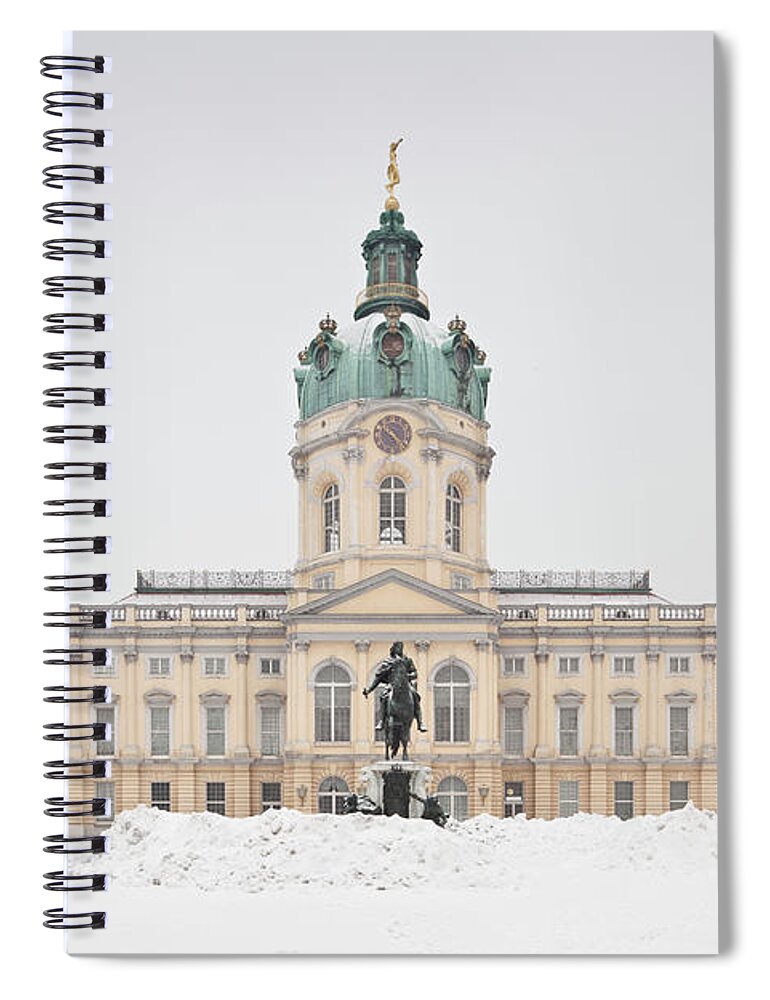 Berlin Spiral Notebook featuring the photograph Charlottenburg Palace, Berlin by David Clapp