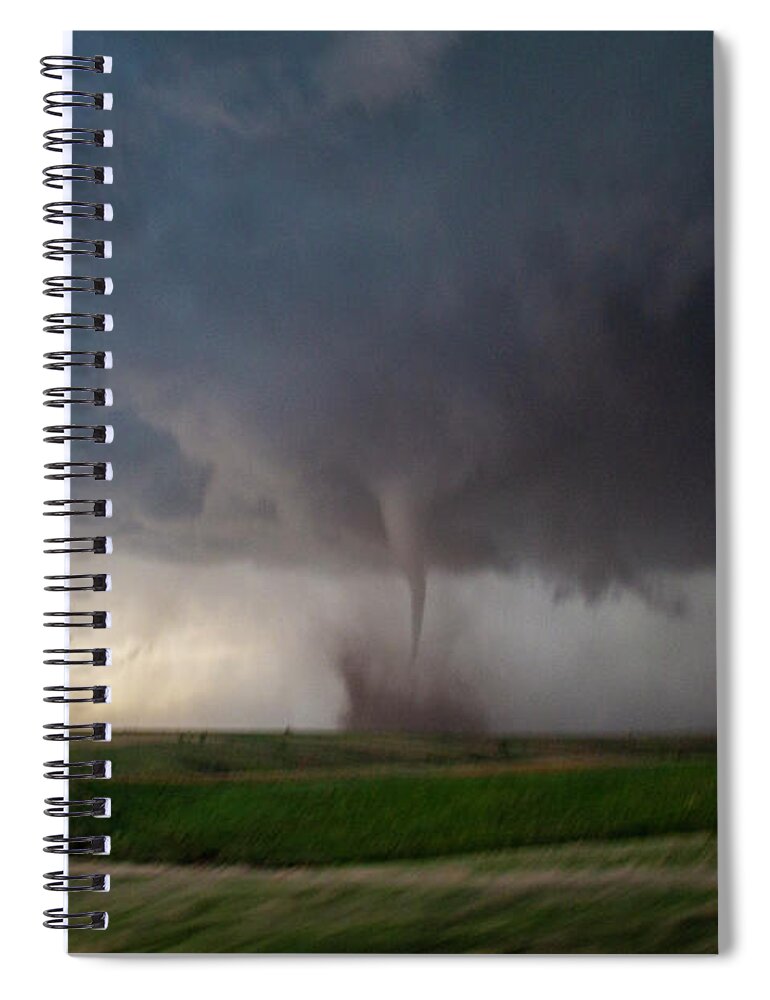 Nebraskasc Spiral Notebook featuring the photograph Chasing Naders in Nebraska 026 by Dale Kaminski