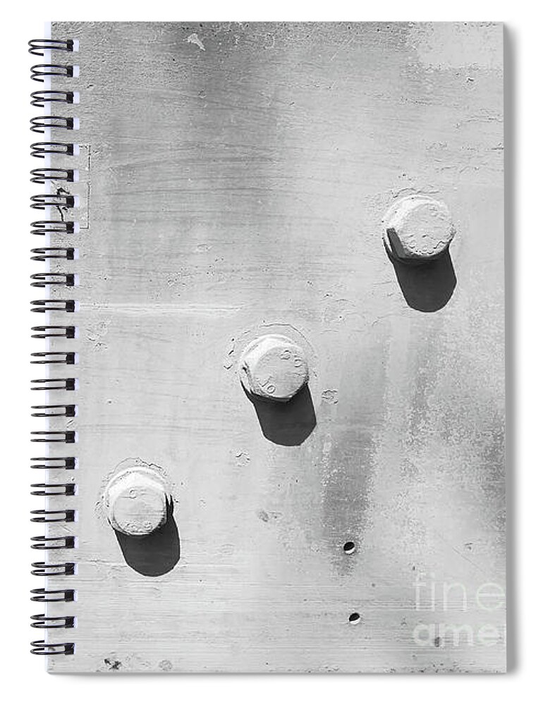 Black And White Spiral Notebook featuring the photograph Chasing Wonders by Fei A