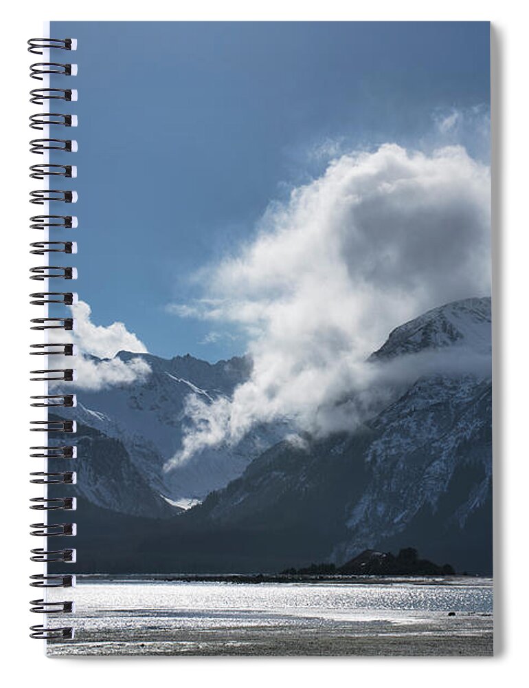 Alaska Spiral Notebook featuring the photograph Chilkat Inlet Views by Michele Cornelius