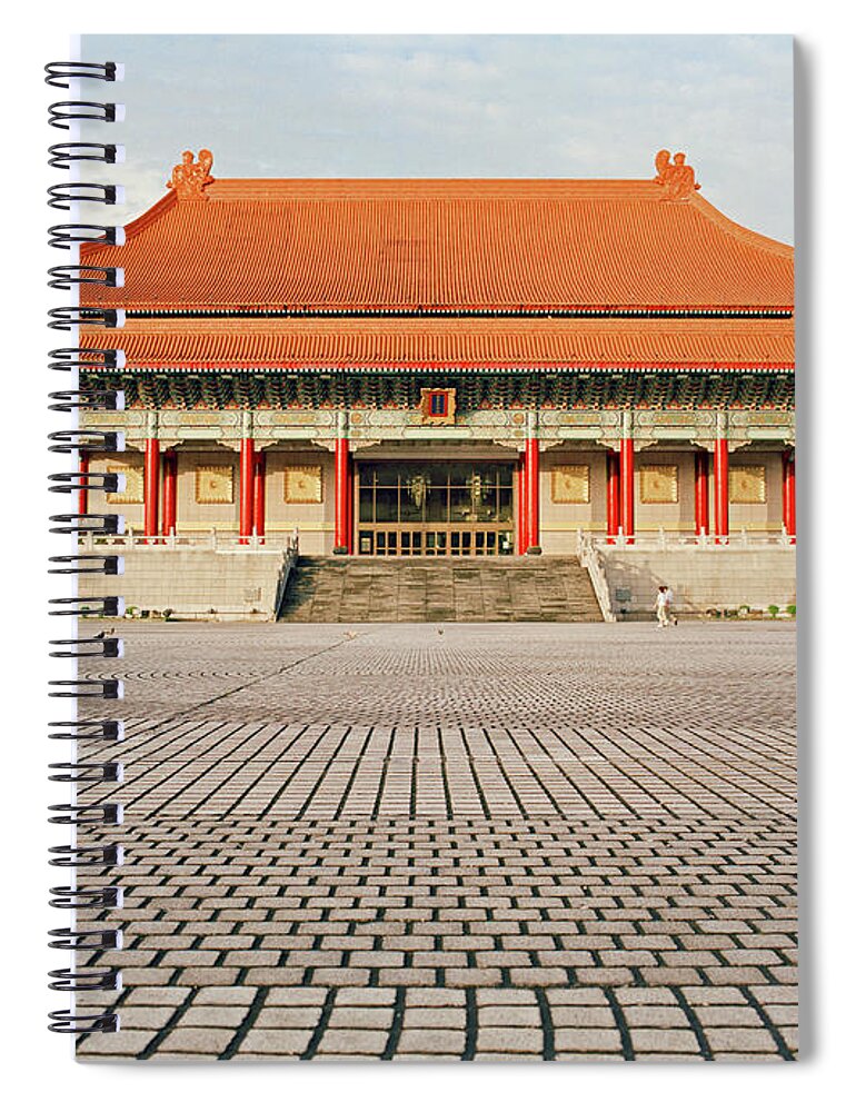 People Spiral Notebook featuring the photograph China, Temple At Chiang Kai-shek by Xpacifica