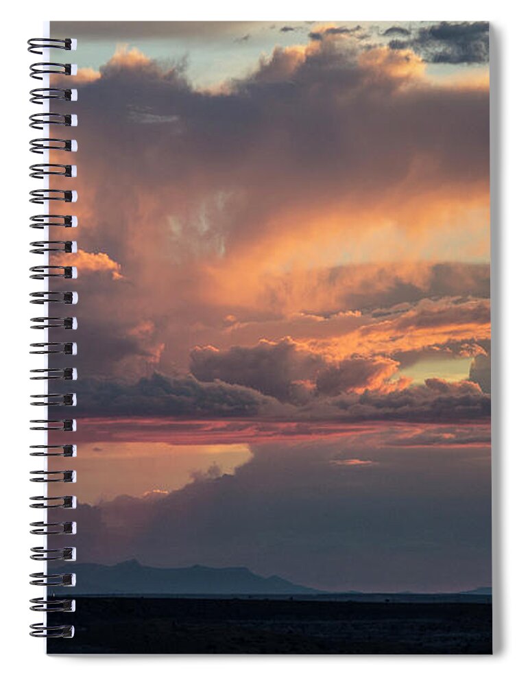 Mountains Spiral Notebook featuring the photograph Chuska Skyscape by Jonathan Thompson