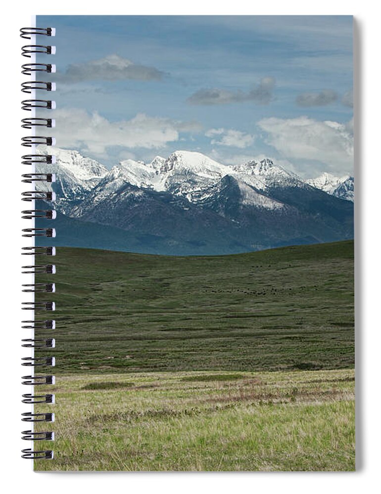 Scenics Spiral Notebook featuring the photograph Classic Montana Landscape by Jimkruger
