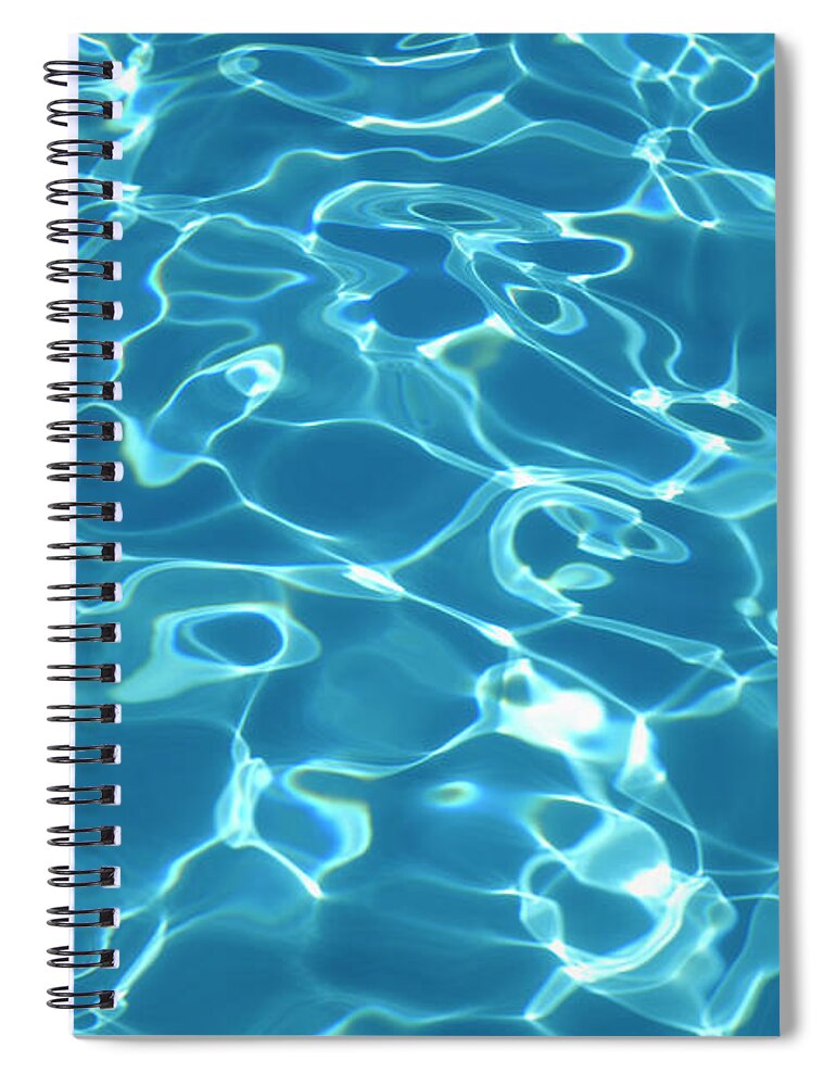 Swimming Pool Spiral Notebook featuring the photograph Clear, Pure And Transparent Water In A by Gaps