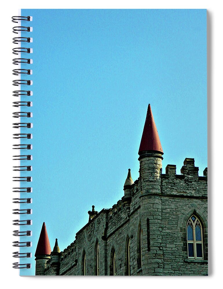 Clear Towers Spiral Notebook featuring the photograph Clear Towers by Cyryn Fyrcyd