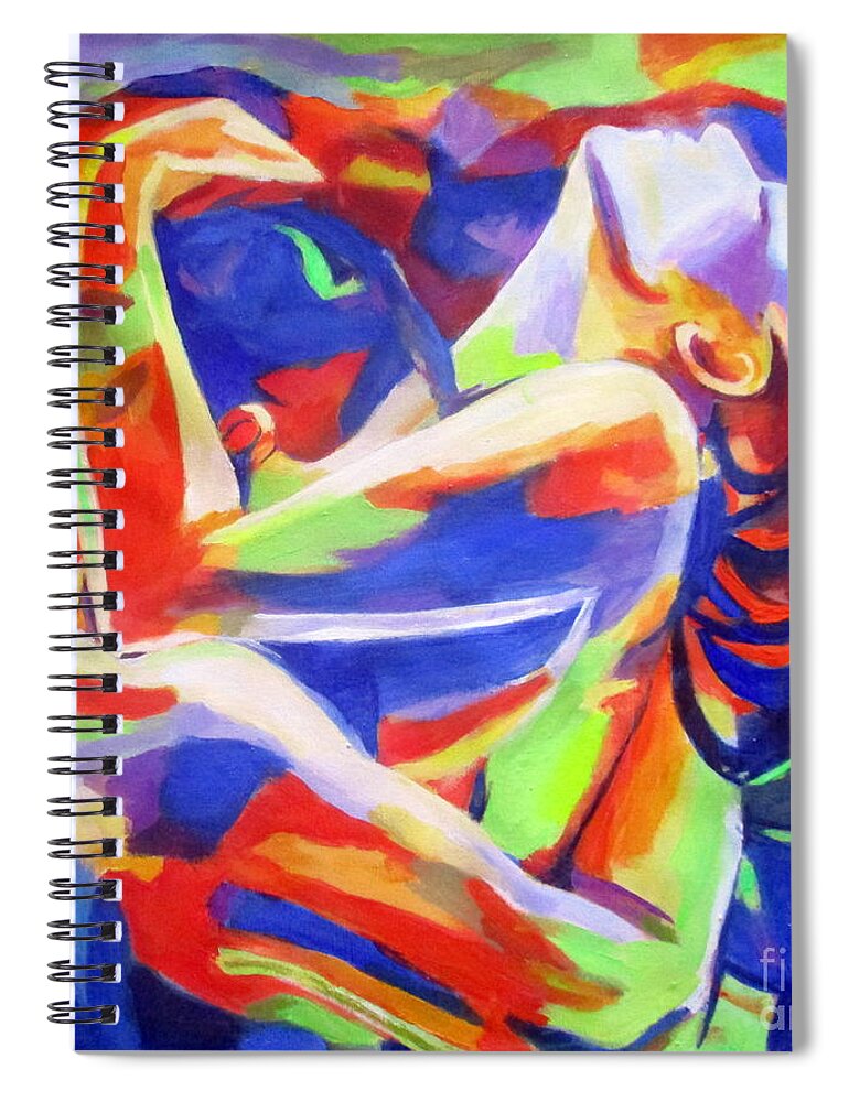 Art Spiral Notebook featuring the painting Closeness by Helena Wierzbicki