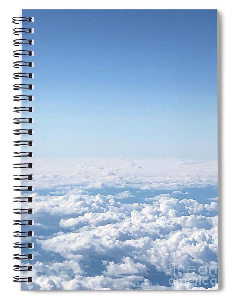 #taylor Webb #clouds Spiral Notebook featuring the photograph Cloud 14 by Taylor Webb