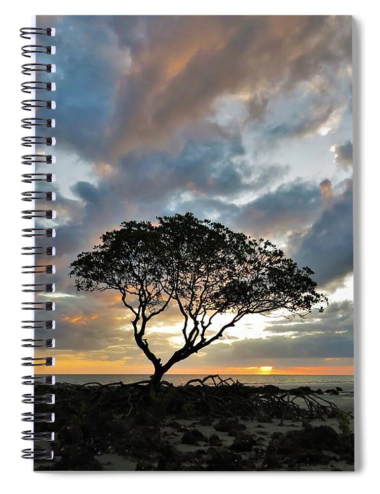 Weipa Spiral Notebook featuring the photograph Clouds Paint The Sky by Joan Stratton