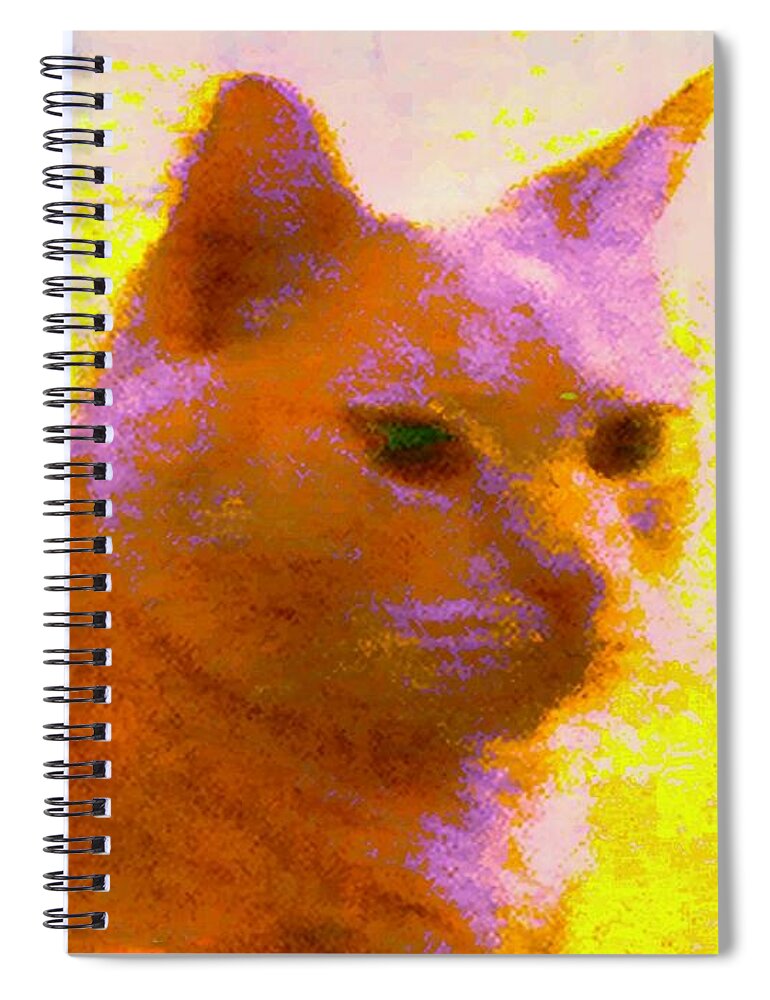 Coco Spiral Notebook featuring the photograph Coco Portrait by Debra Grace Addison
