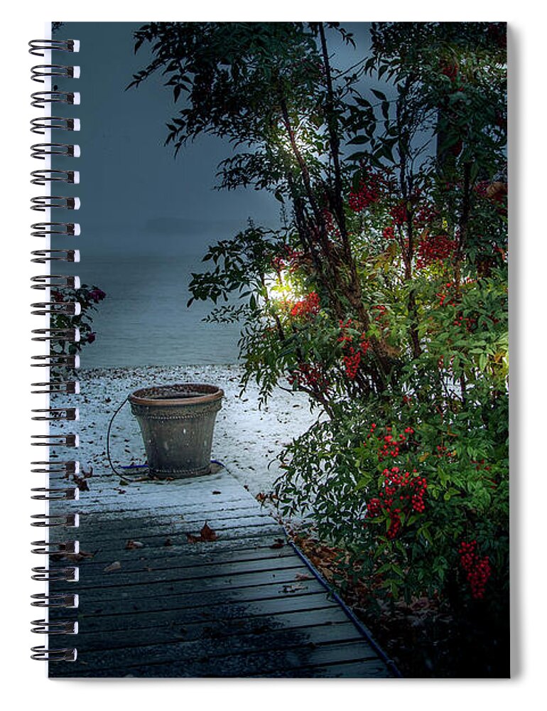 Grand Lake Spiral Notebook featuring the photograph Cold Winters Night by David Wagenblatt