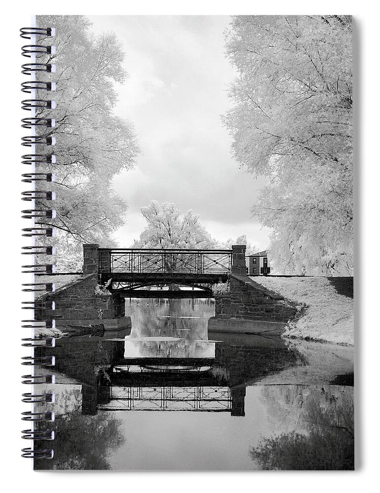 Colgate University Spiral Notebook featuring the photograph Colgate University Bridge by Jill Love
