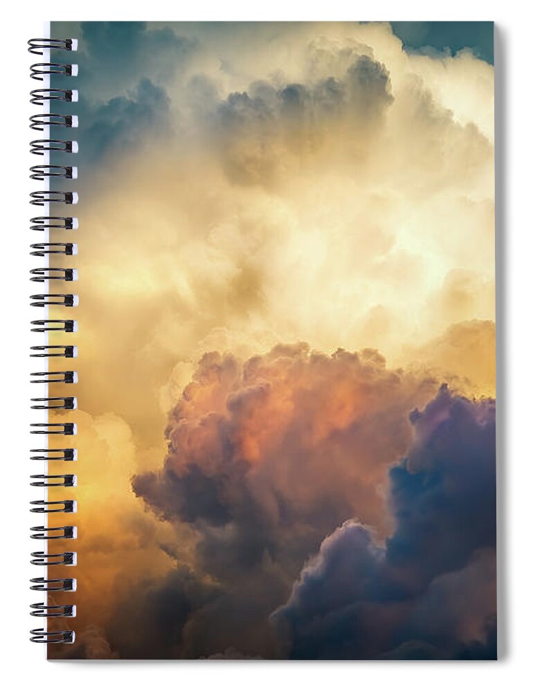 Landscape Spiral Notebook featuring the photograph Collin County Sky by Scott Norris
