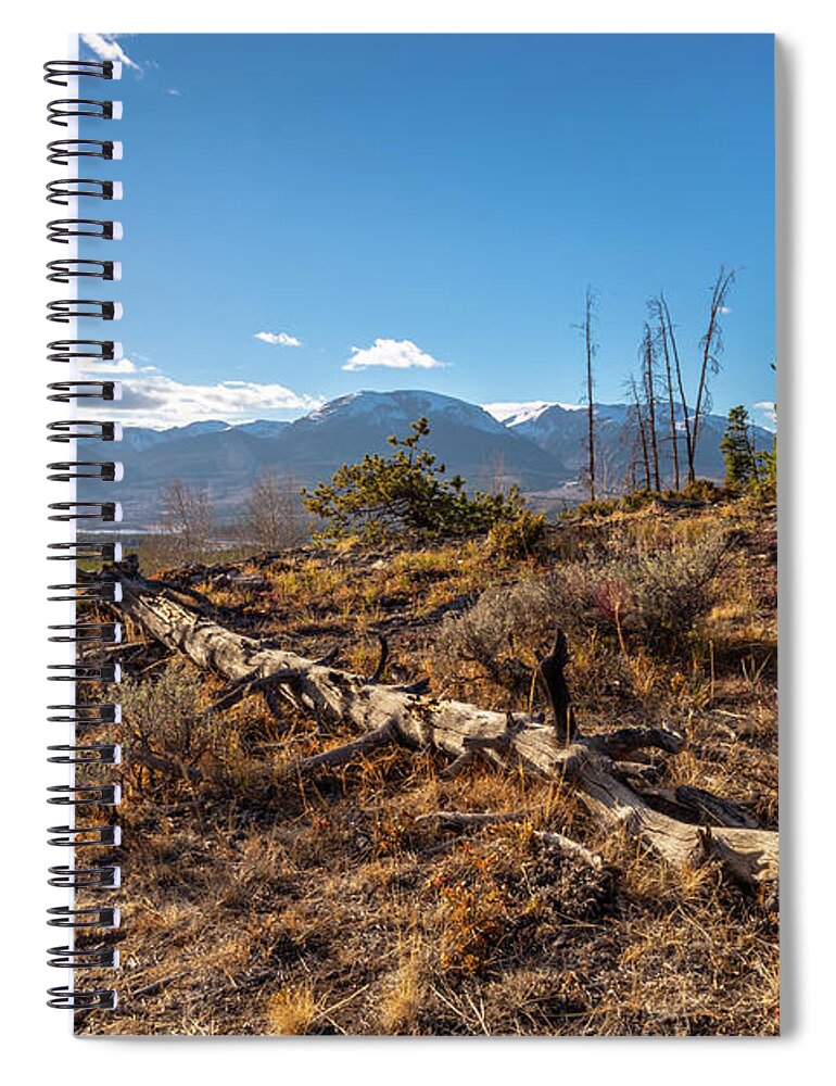 Colorado Spiral Notebook featuring the photograph Colorado path by Dmdcreative Photography