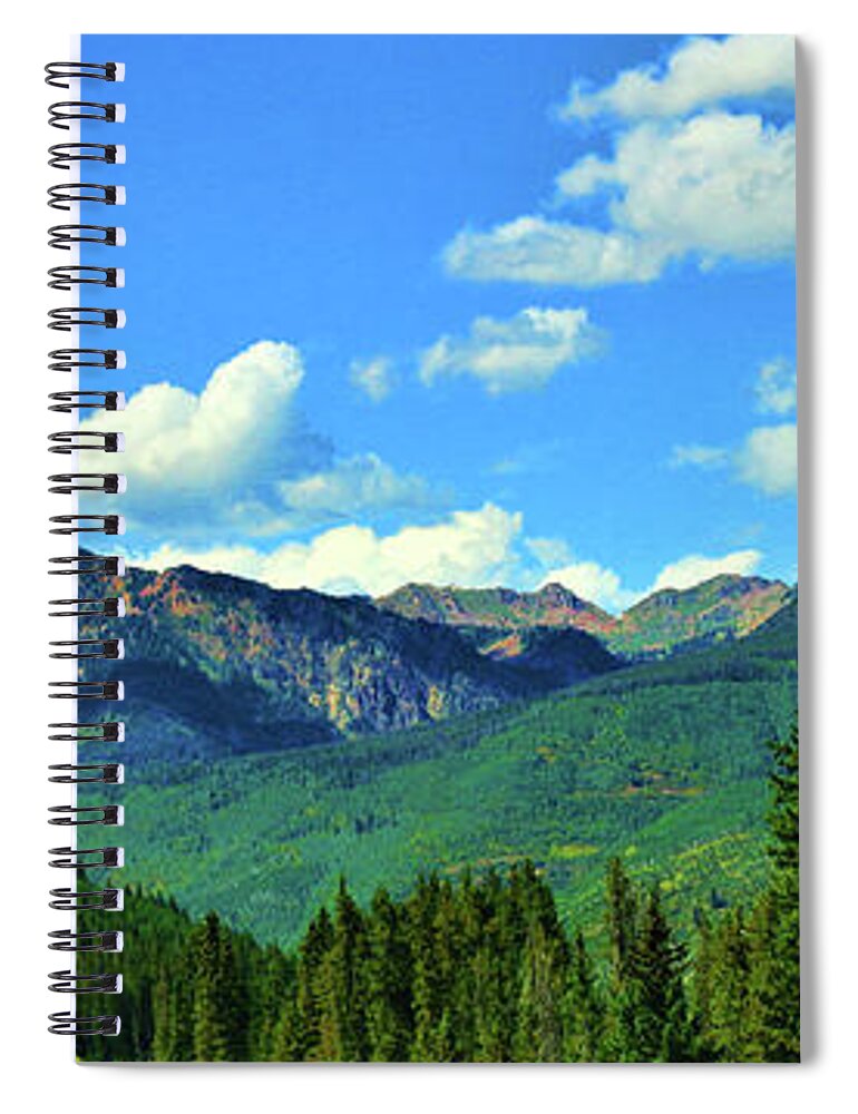 Colorado Spiral Notebook featuring the photograph Colorado the Beautiful by Ola Allen