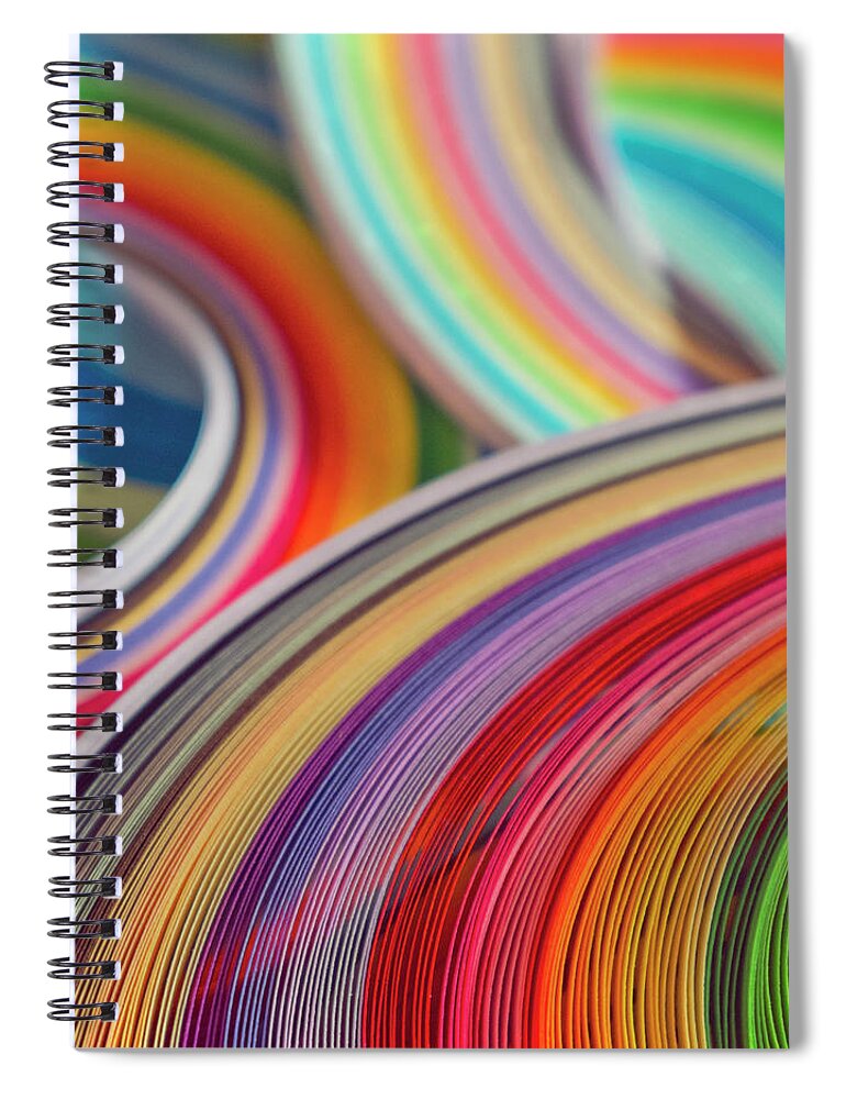 Dublin Spiral Notebook featuring the photograph Colour Boost by Image By Catherine Macbride