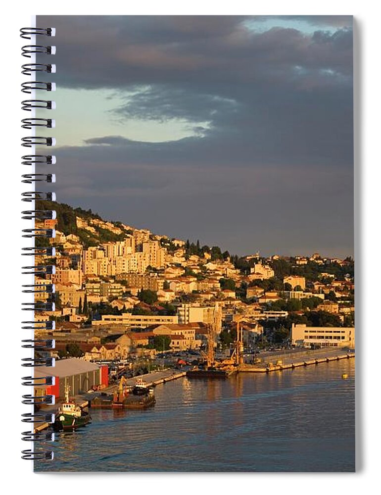 Tranquility Spiral Notebook featuring the photograph Commercial Port, Lapad District, City by Design Pics