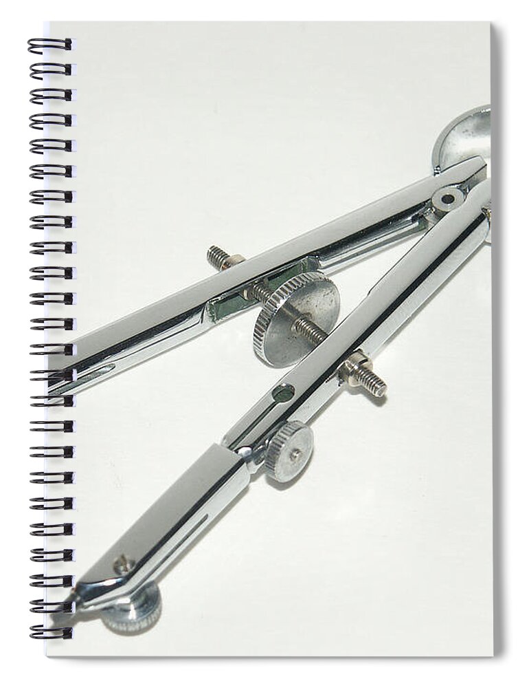 Art Spiral Notebook featuring the photograph Compass by Mevans