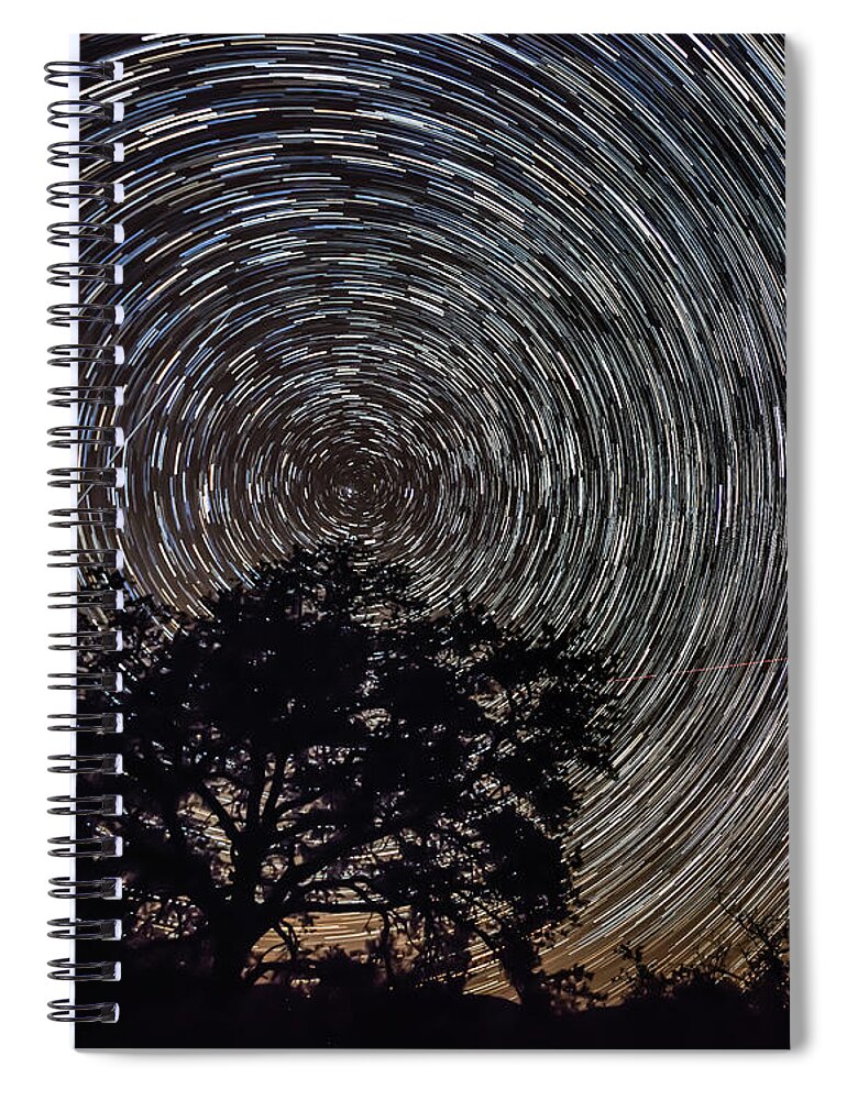 Best Spiral Notebook featuring the photograph Cosmic Campground by Gary Migues