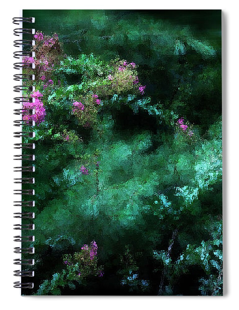 Crepe Myrtle Spiral Notebook featuring the photograph Crepe Myrtle 2 by Mike Eingle