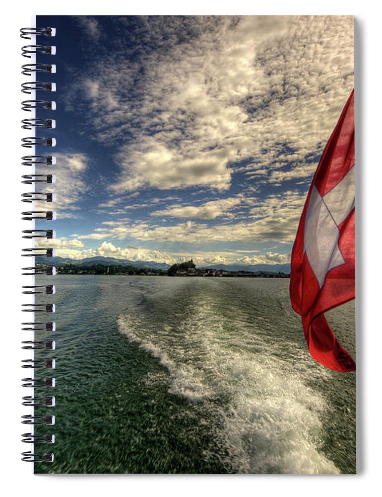 Tranquility Spiral Notebook featuring the photograph Cruize To Zurich by Or Hiltch