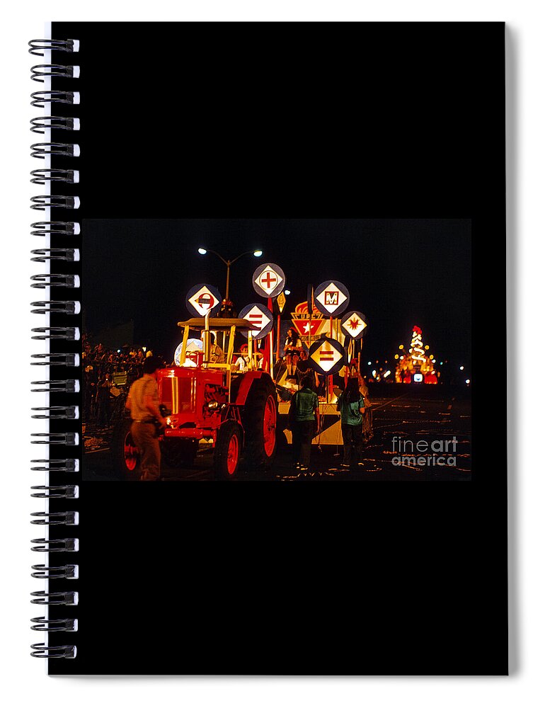 Cuba Spiral Notebook featuring the photograph Cuba, Havana carnival 1970 by Valeri Gantchikov by Elena Gantchikova