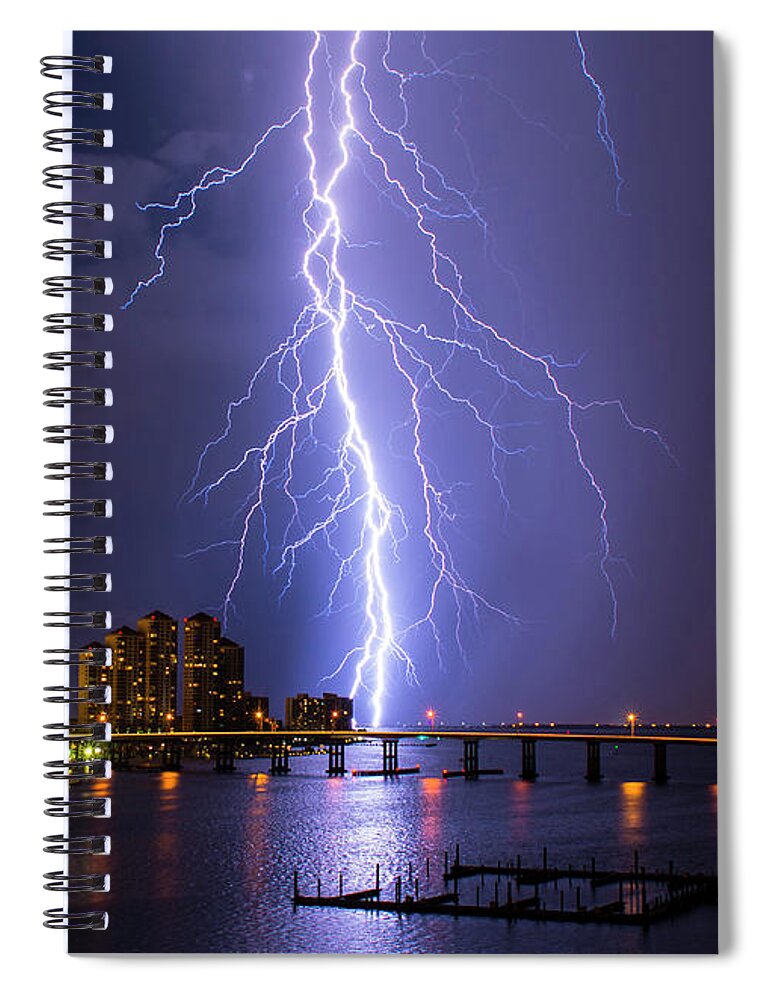  Spiral Notebook featuring the photograph Custom for Byron by Quinn Sedam