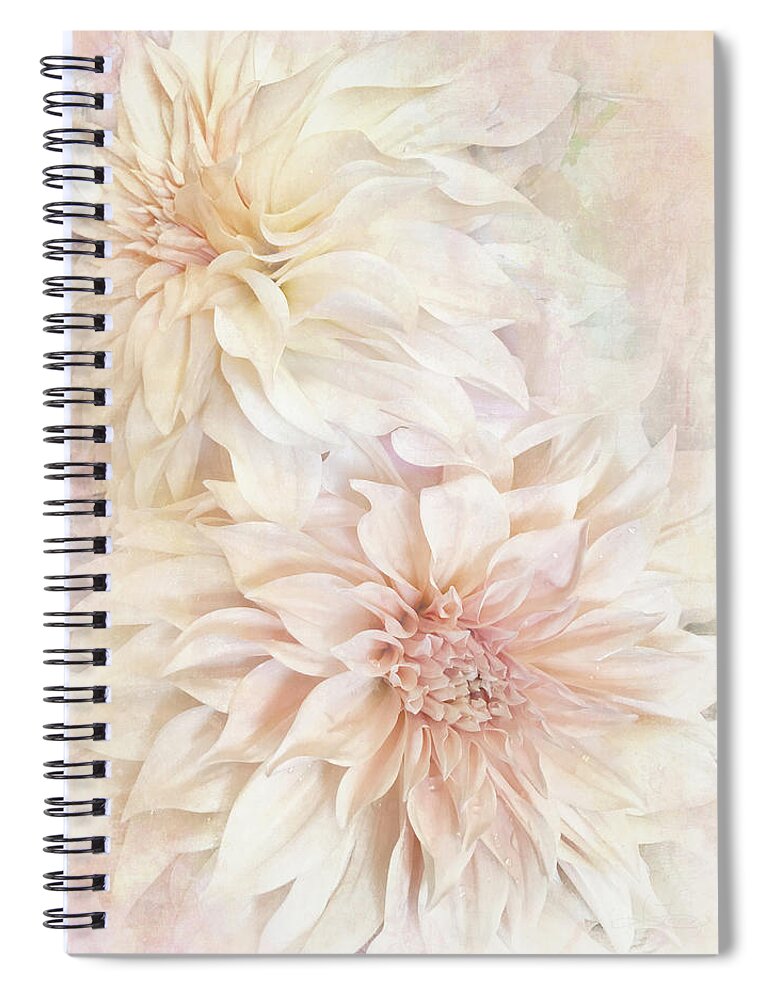 Dahlia Spiral Notebook featuring the photograph Dahlia Beauties 2 by Jill Love