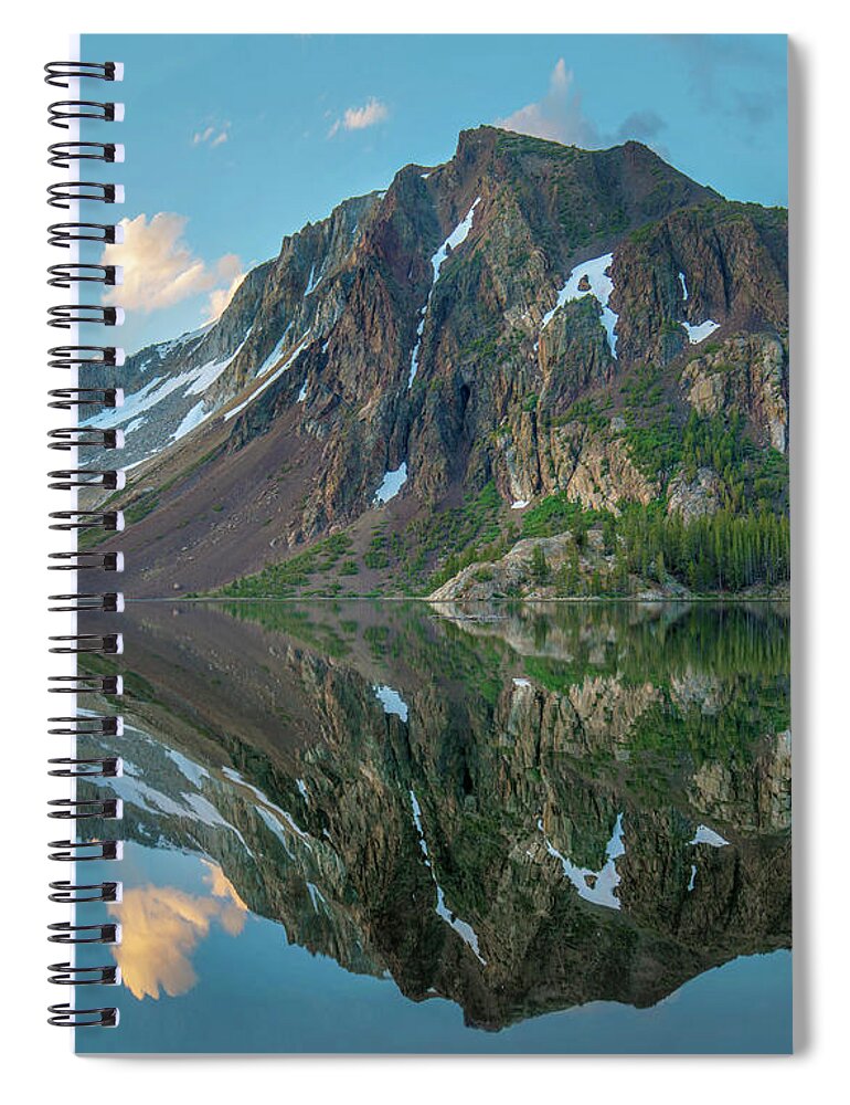 00574869 Spiral Notebook featuring the photograph Dana Plateau From Ellery Lake, Sierra Nevada, Inyo National Forest, California by Tim Fitzharris