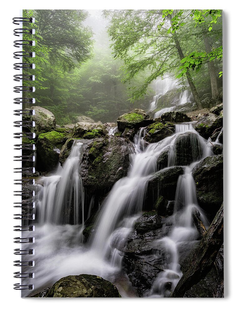 Shenandoah National Park Spiral Notebook featuring the photograph Dark Hollow Falls by C Renee Martin
