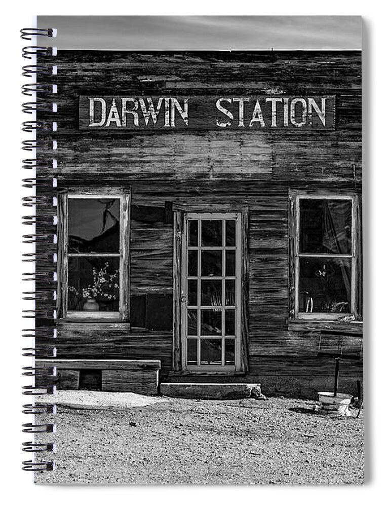 Darwin Spiral Notebook featuring the photograph Darwin Station by Don Hoekwater Photography