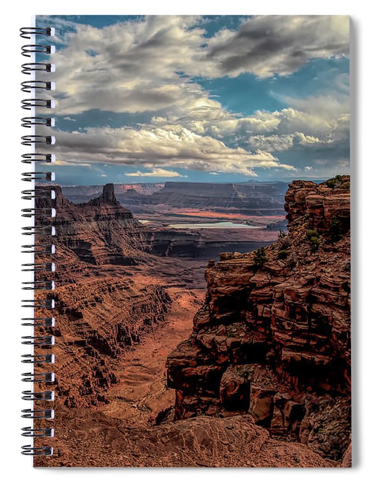 Canyon Spiral Notebook featuring the photograph Dead Horse Canyon by Wade Aiken