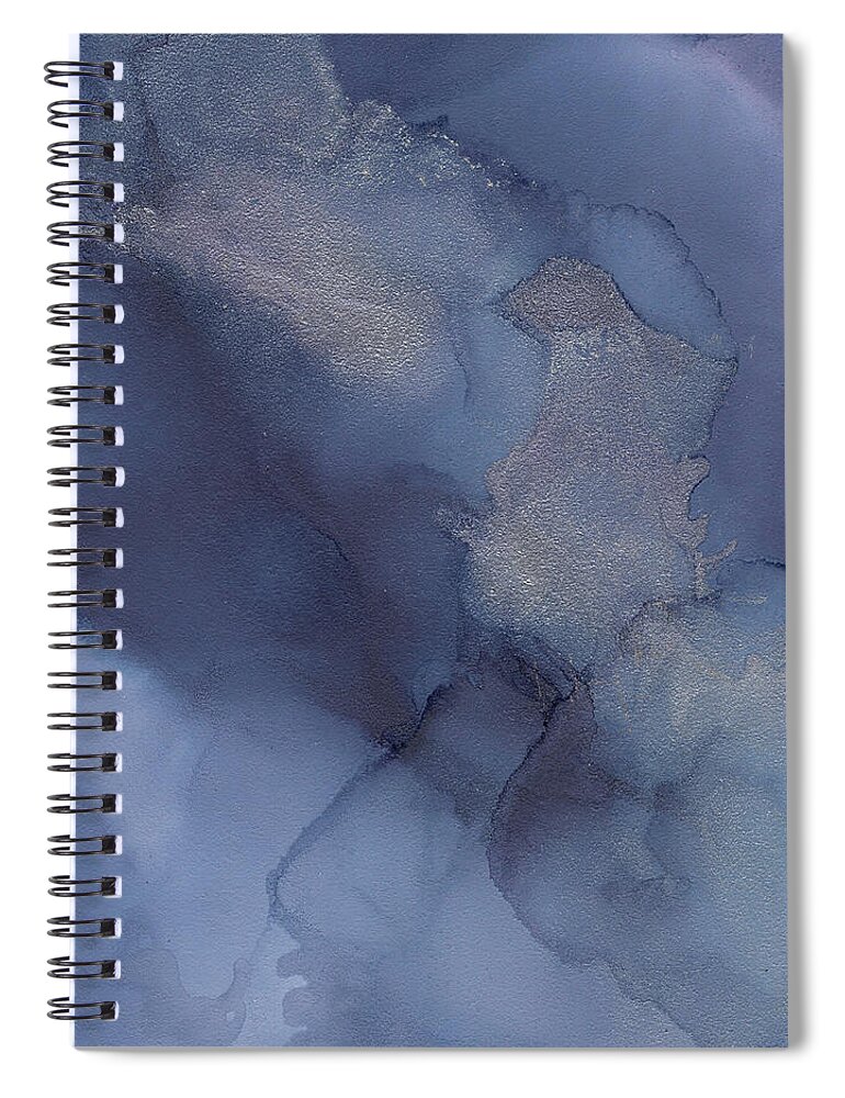 Abstract Spiral Notebook featuring the painting Deep Desire by Jai Johnson