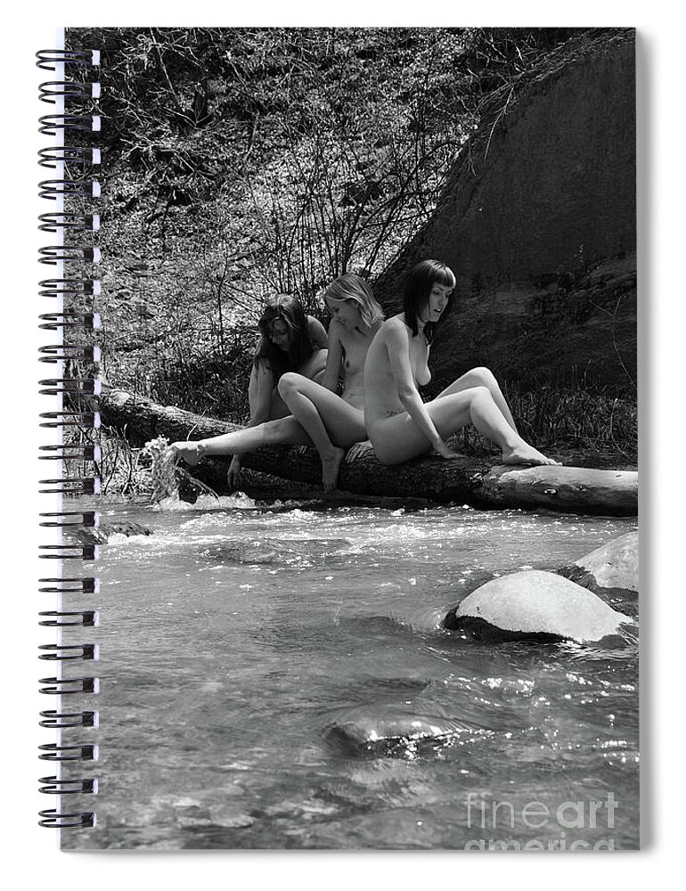 Girl Spiral Notebook featuring the photograph Deep In Thought by Robert WK Clark