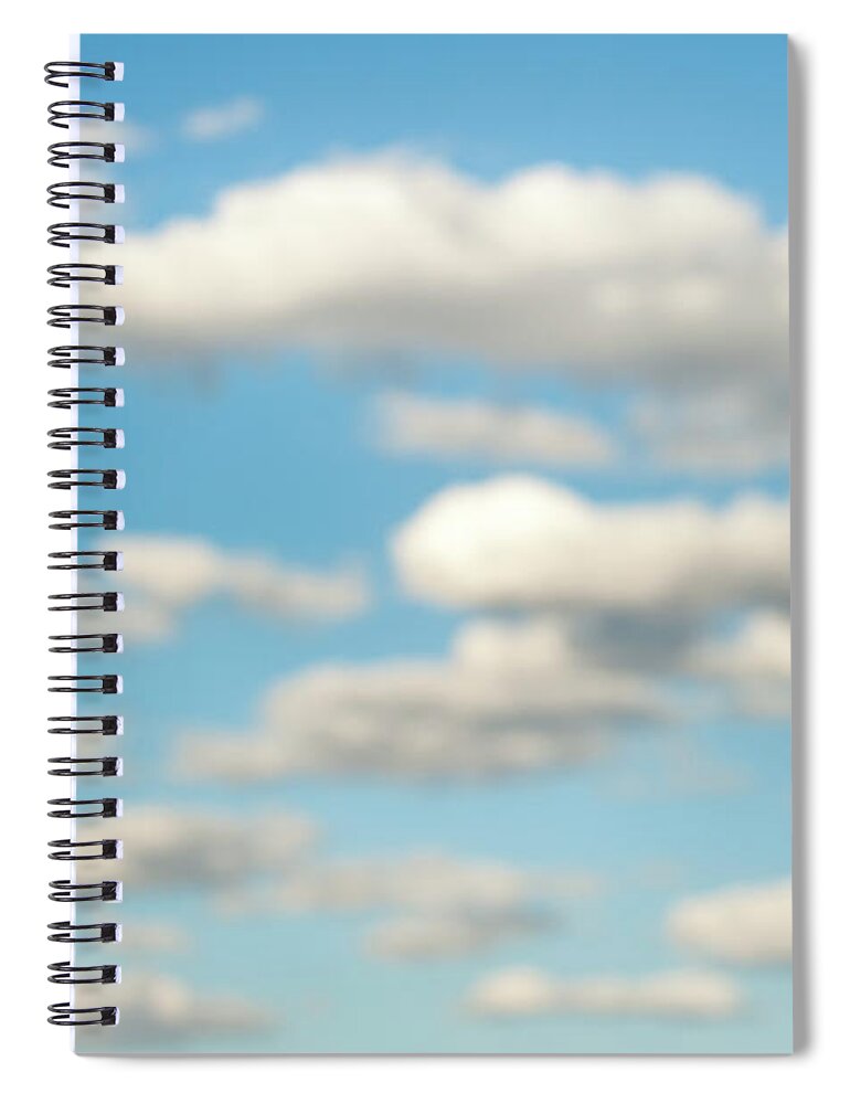 Tranquility Spiral Notebook featuring the photograph Defocused Clouds by Brian Stablyk