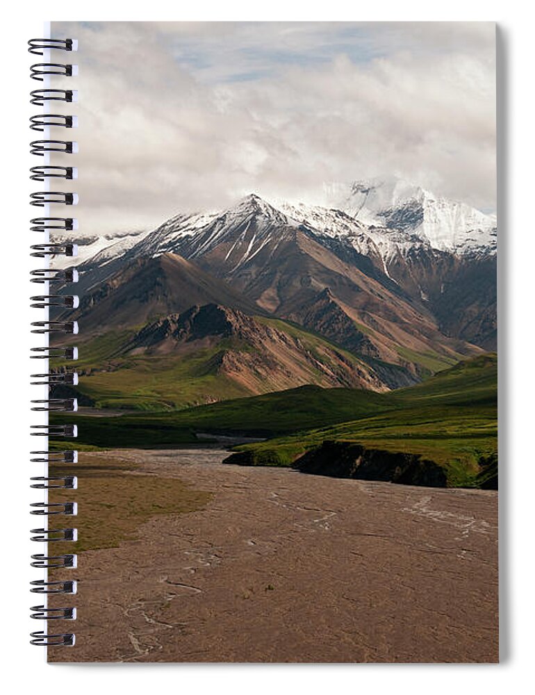 Tranquility Spiral Notebook featuring the photograph Denali Np Landscape by John Elk