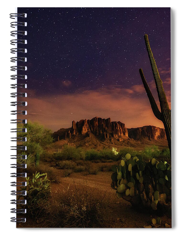 Desert Spiral Notebook featuring the photograph Desert Beauty by Tassanee Angiolillo