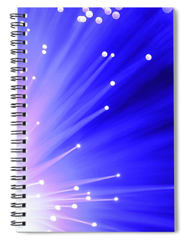 Internet Spiral Notebook featuring the photograph Digital Explosion by Ramberg