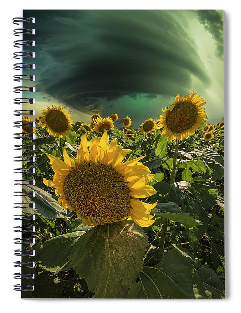 Mesocyclone Spiral Notebook featuring the photograph Disarray by Aaron J Groen