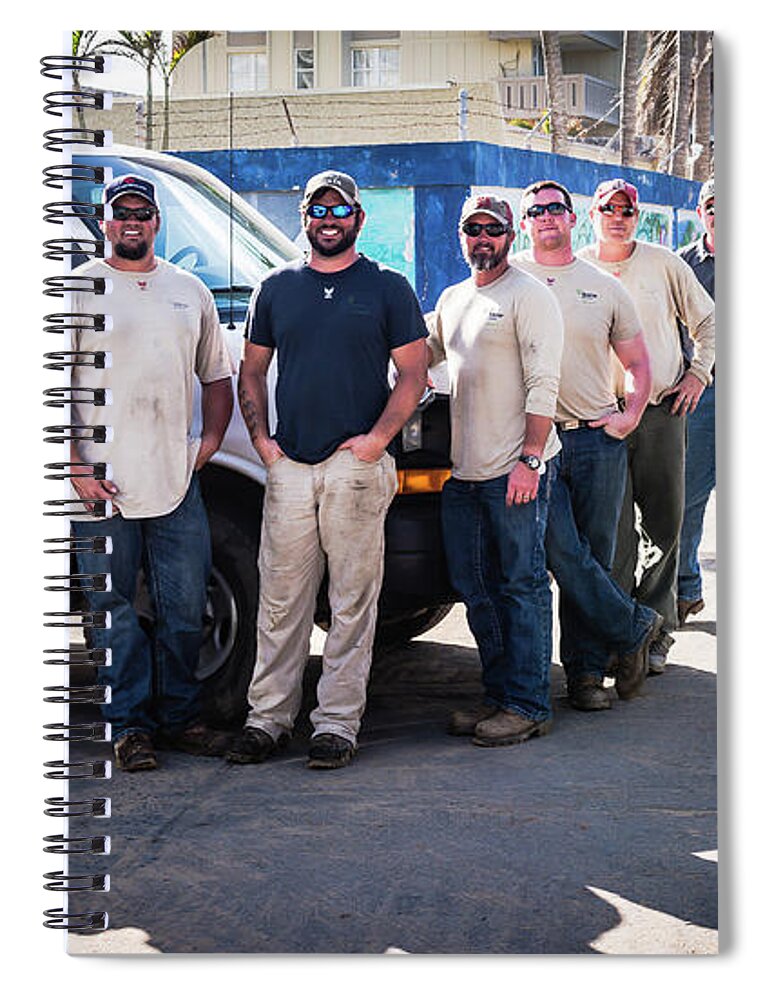 Puerto Rico Spiral Notebook featuring the photograph Disaster Relief by Sandra Foyt