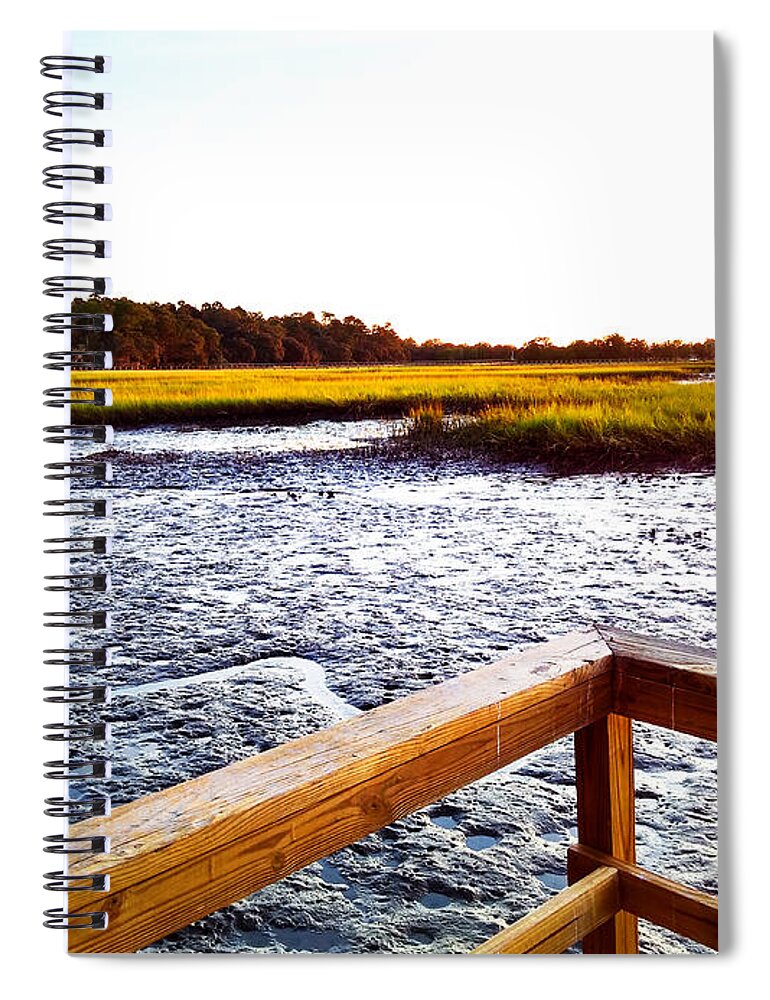 Dock Spiral Notebook featuring the photograph Dock Point by Robert Knight